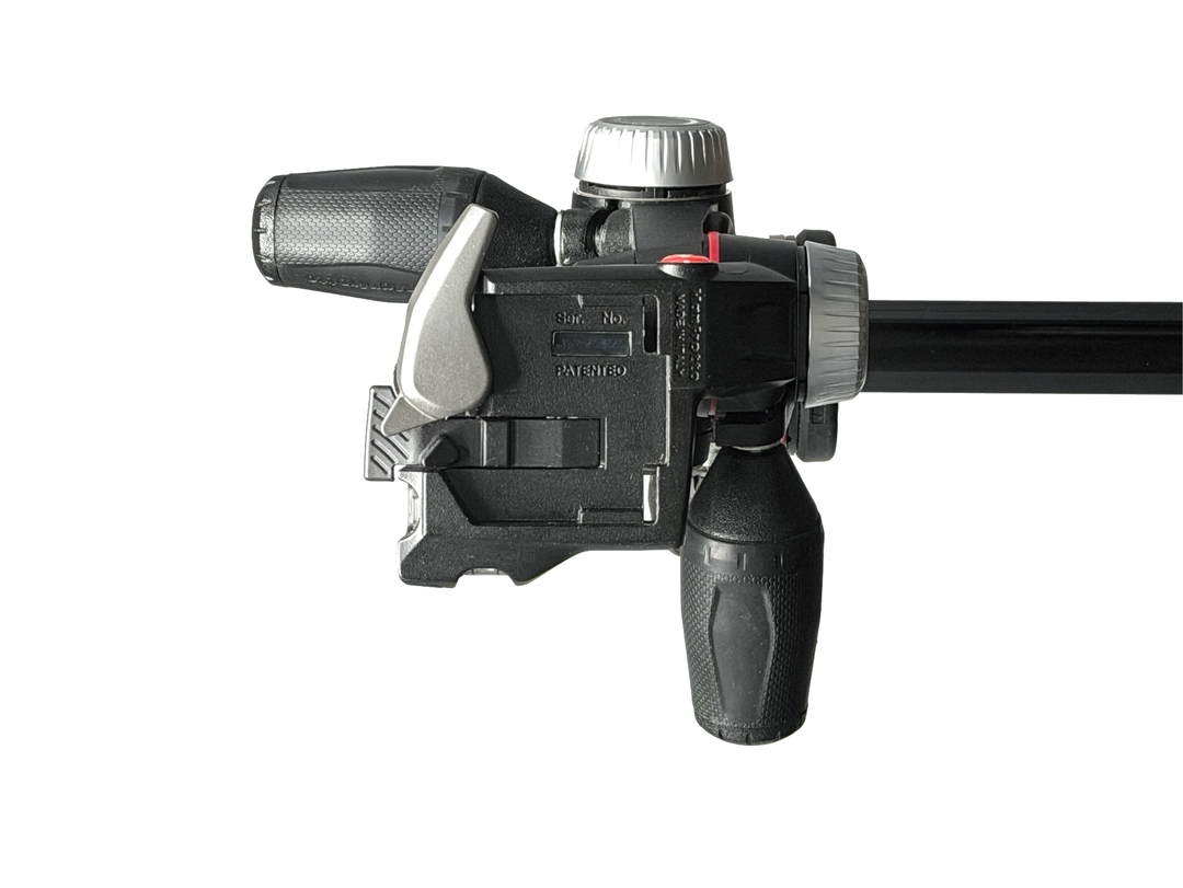 元々の Manfrotto の 3 ウェイ雲台の RC2 システム