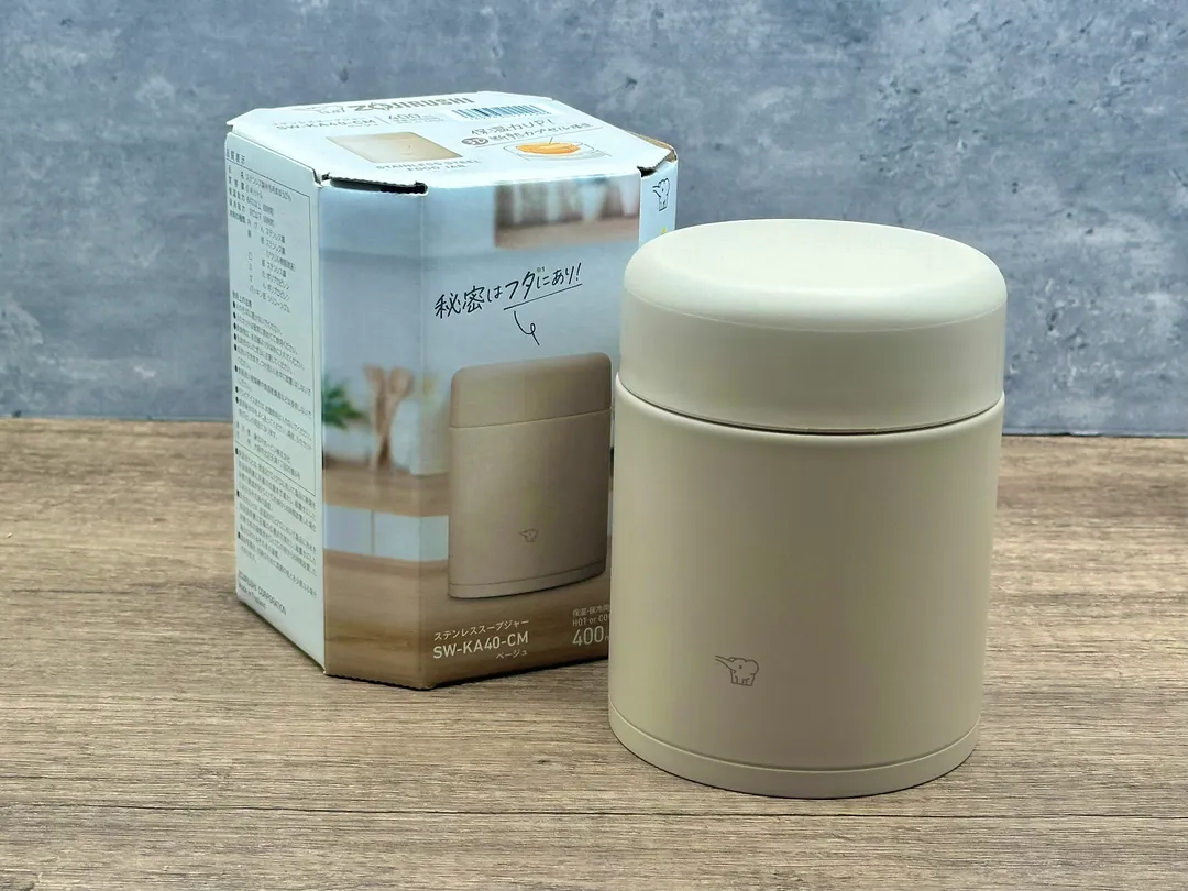 象印ステンレススープジャー SW-KA 型 400ml ベージュ
