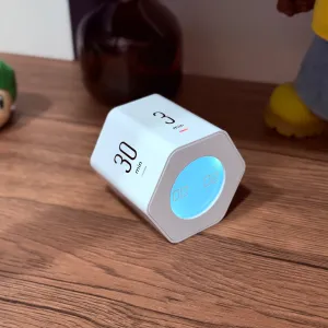 各プリセット時間の面には赤い LED ライトがついており、タイマー終了時に点滅する