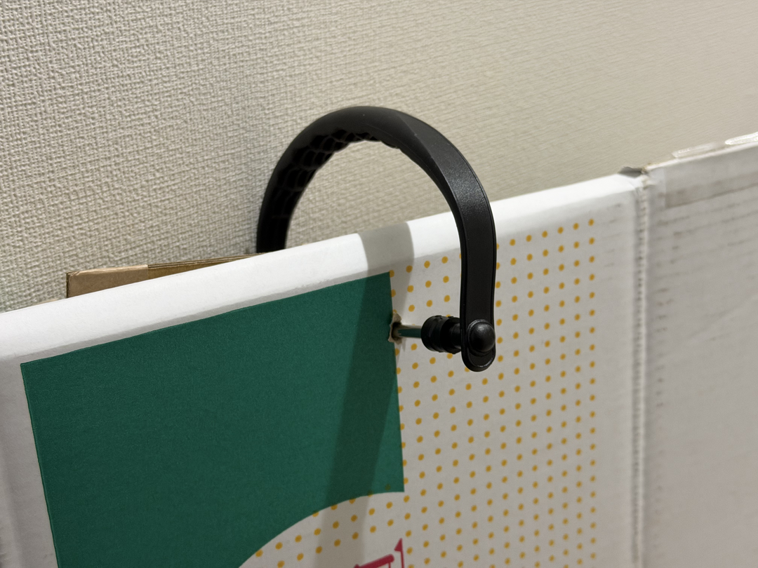 保管時は、この製品自体がハンドルになる