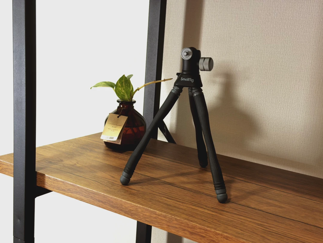 【レビュー】SmallRig BeautyPod はフレキシブルな脚を持ち細部の作り込みを感じる便利なミニ三脚