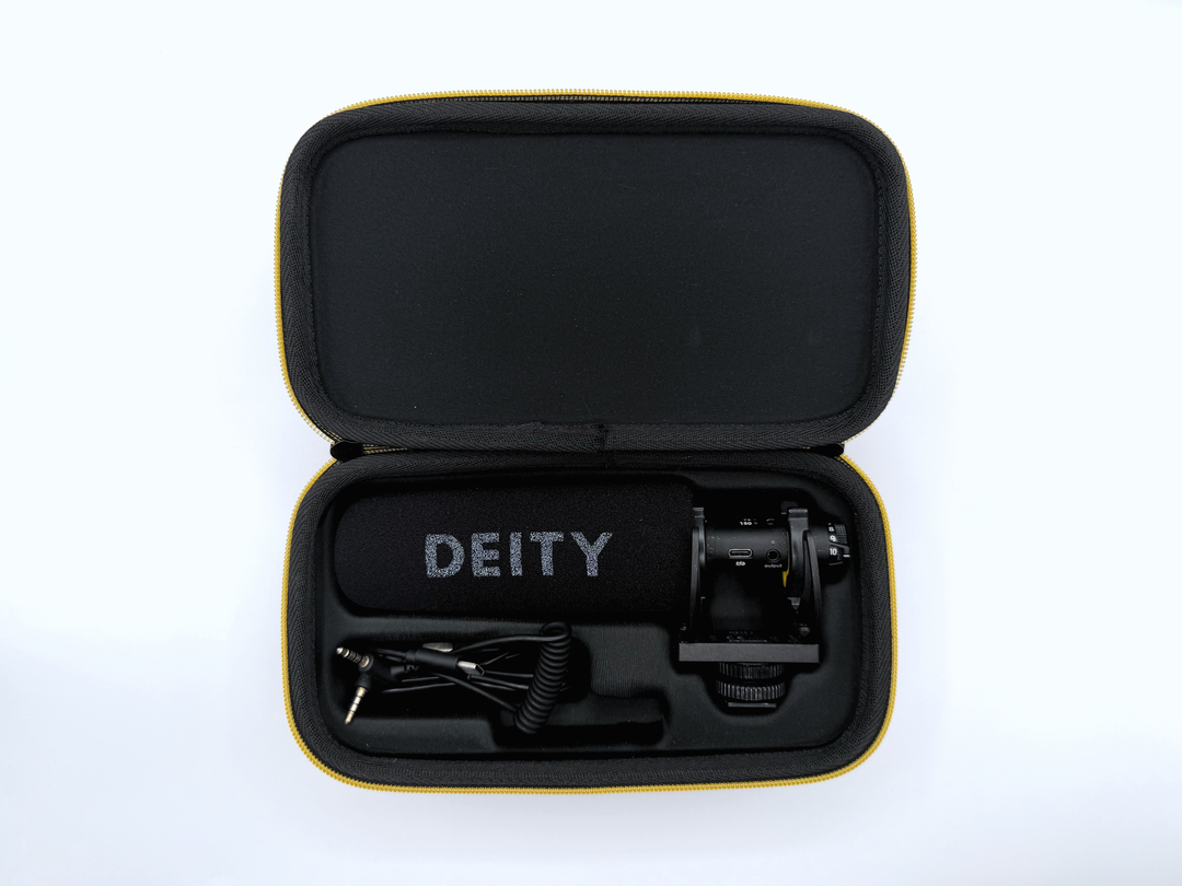 付属のハードケースに本製品を収納した所