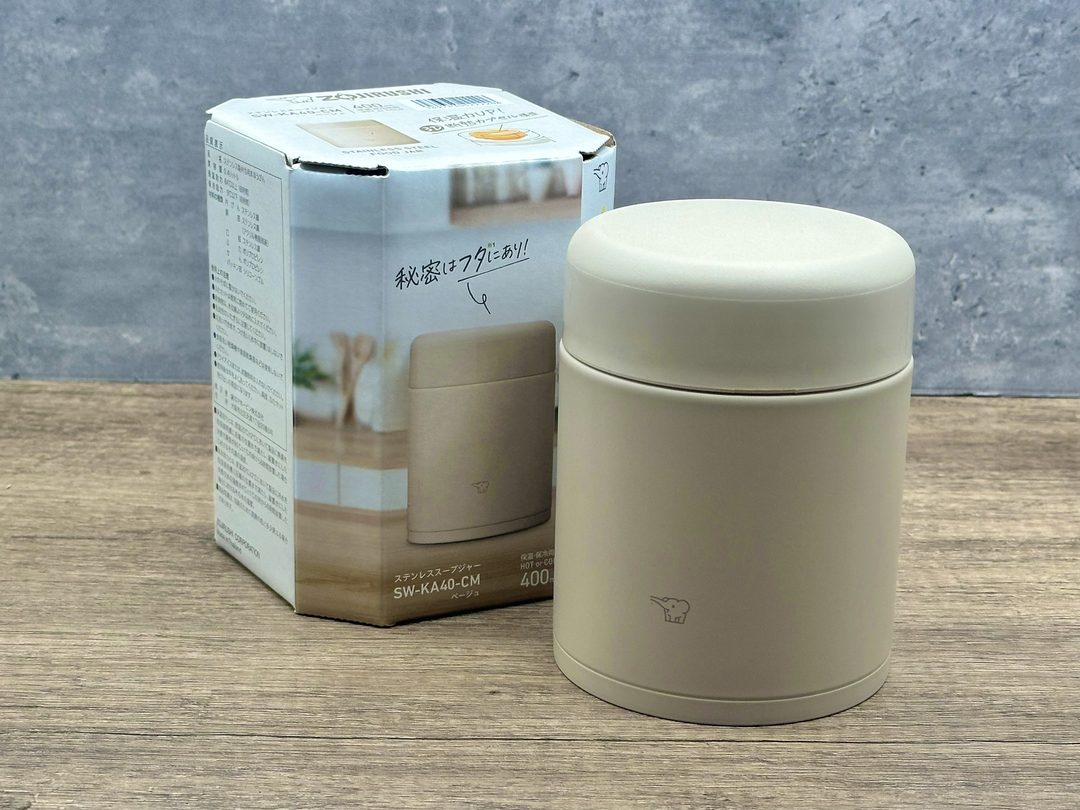 象印ステンレススープジャー SW-KA 型 400ml ベージュ